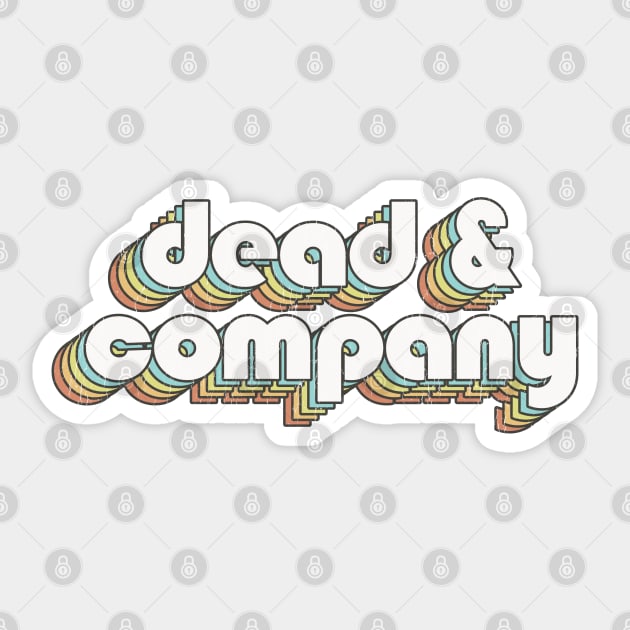 Dead & Company / Rainbow Vintage Sticker by Jurou